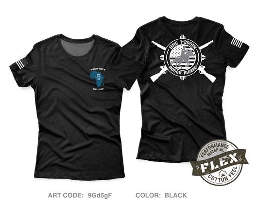 HHC, 1-200 Infantry Core Women's SS Flex Performance Tee - 9Gd5gF