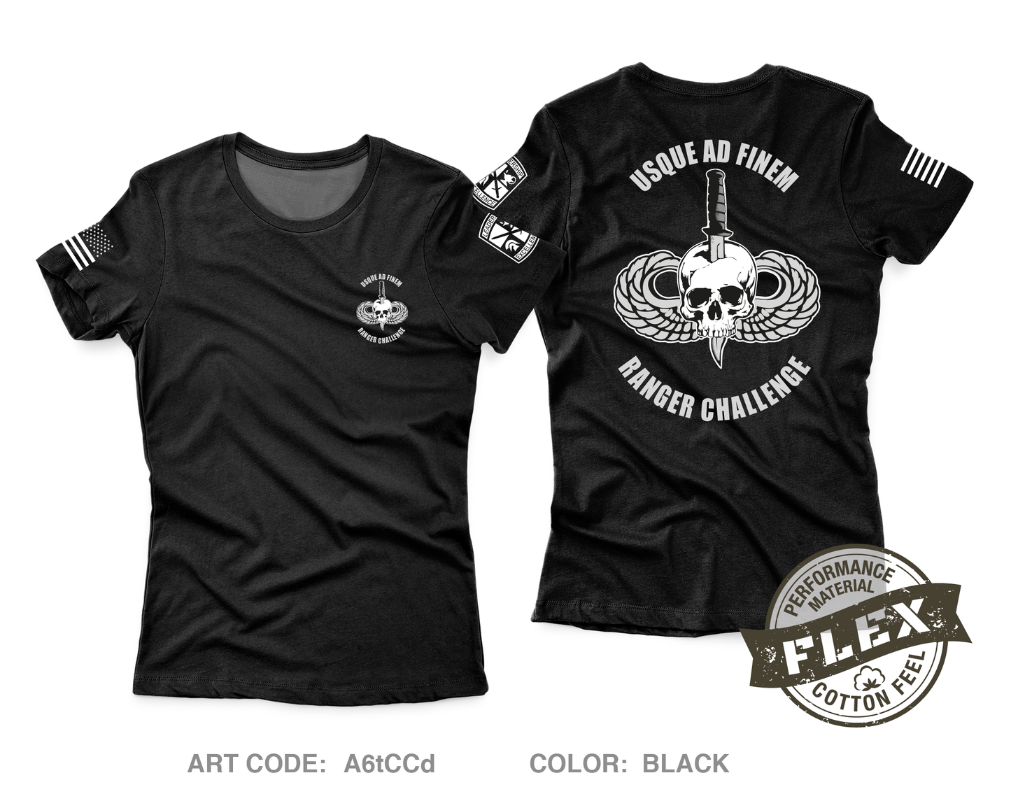 ROTC Ranger Challenge Team Core Women's SS Flex Performance Tee - A6tCCd
