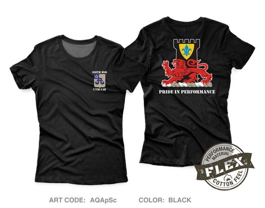 308th Brigade Support Battalion Core Women's SS Flex Performance Tee - AQApSc