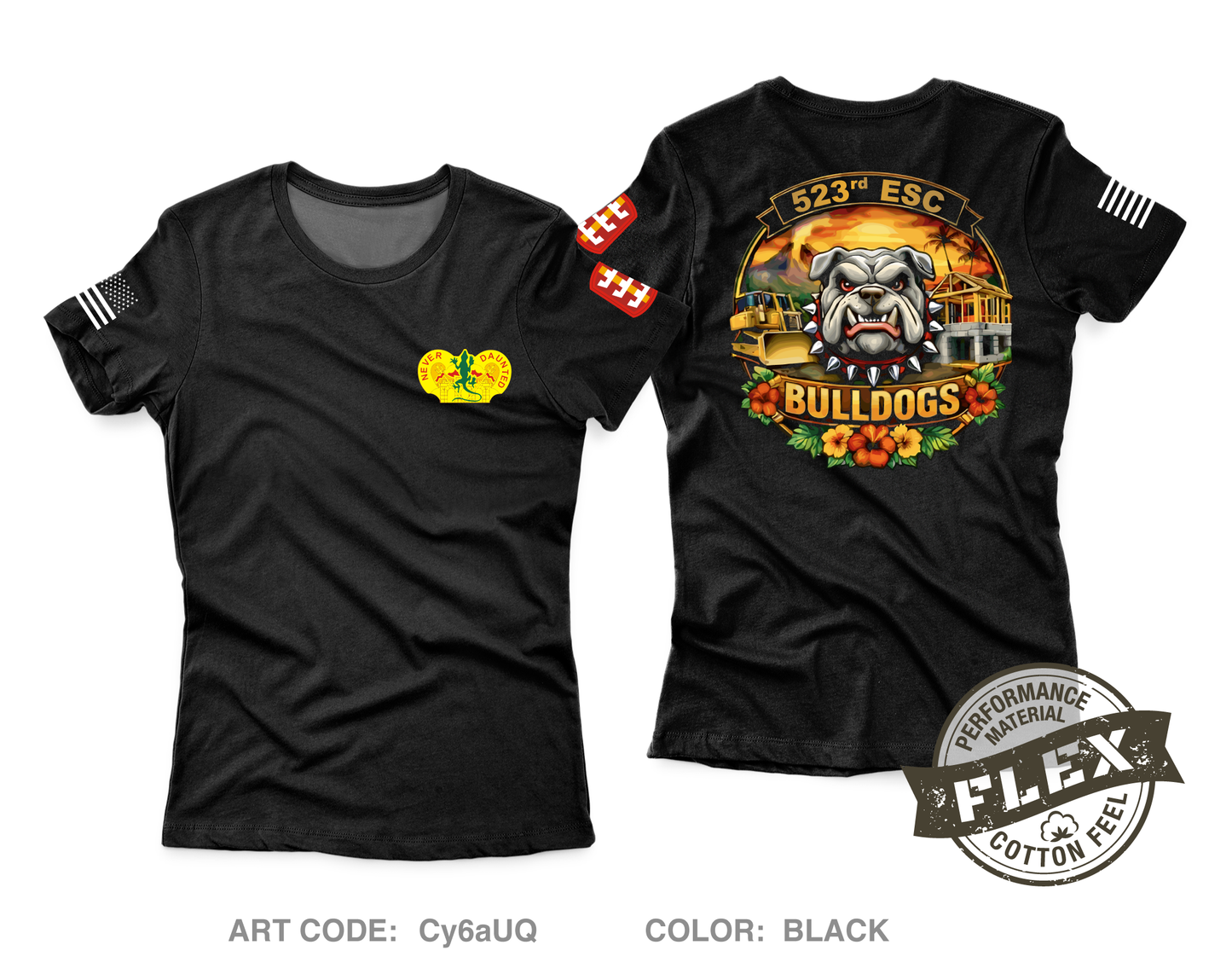 523rd ESC Store 1 Core Women's SS Flex Performance Tee - Cy6aUQ
