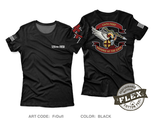 126th FRSD Core Women's SS Flex Performance Tee - FrDufl