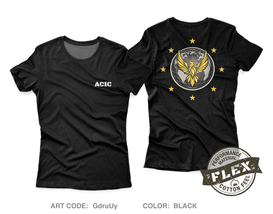 Army Counterintelligence Command Core Women's SS Flex Performance Tee - GdruUy