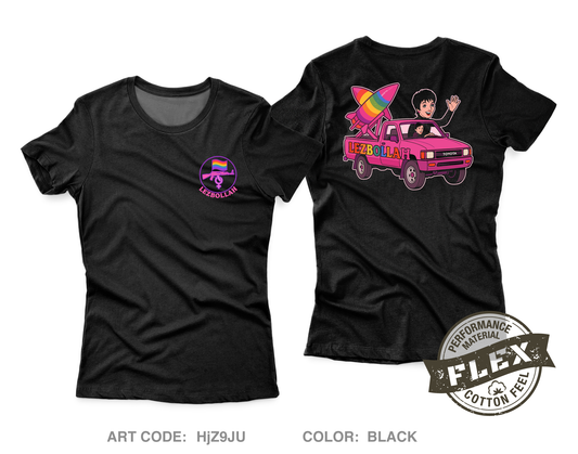 Lezbollah Fundraising Collection Core Women's SS Flex Performance Tee - HjZ9JU