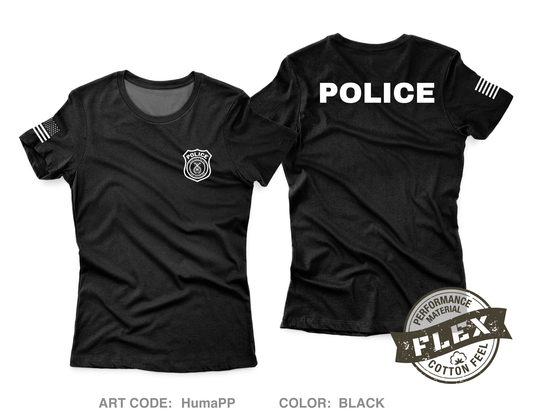 DAF Law Enforcement Academy Class 26-02 Core Women's SS Flex Performance Tee - HumaPP