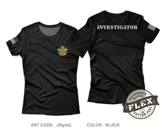 Union County Sheriff's Department Core Women's SS Flex Performance Tee - JRg4UL