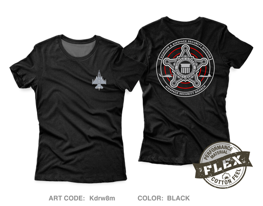 Airspace Security Branch Core Women's SS Flex Performance Tee - Kdrw8m