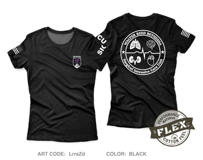 WRNMMC Surgical ICU Core Women's SS Flex Performance Tee - LrrsZd