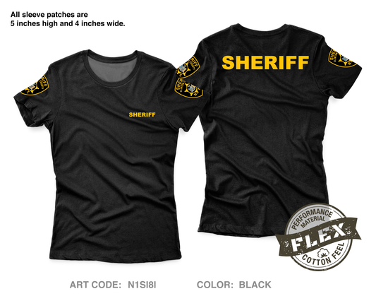 Clinton County Sheriffs Office Core Women's SS Flex Performance Tee - N1Sl8l