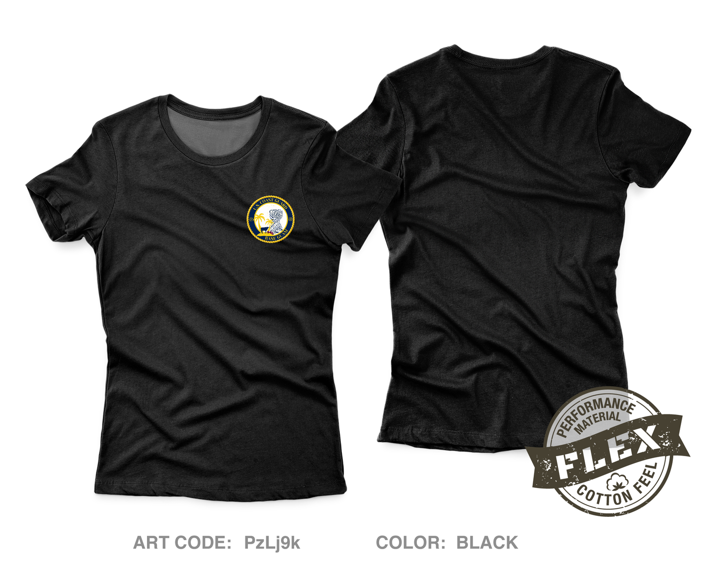 USCG Base Guam Core Women's SS Flex Performance Tee - PzLj9k