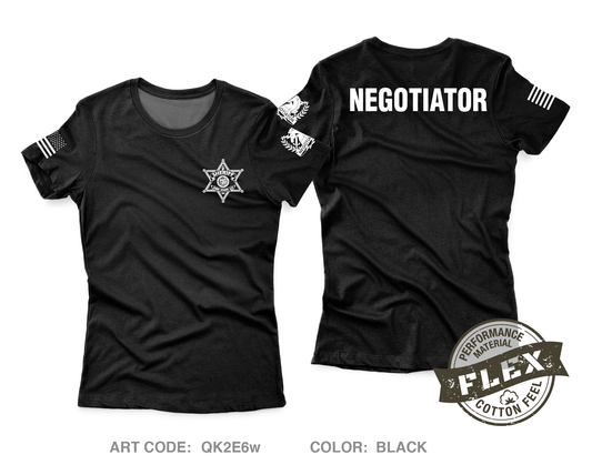 San Juan County Crisis Negotiations Team Core Women's SS Flex Performance Tee - QK2E6w