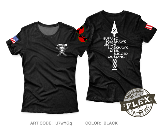 Lancer BDE Core Women's SS Flex Performance Tee - U7wYGq