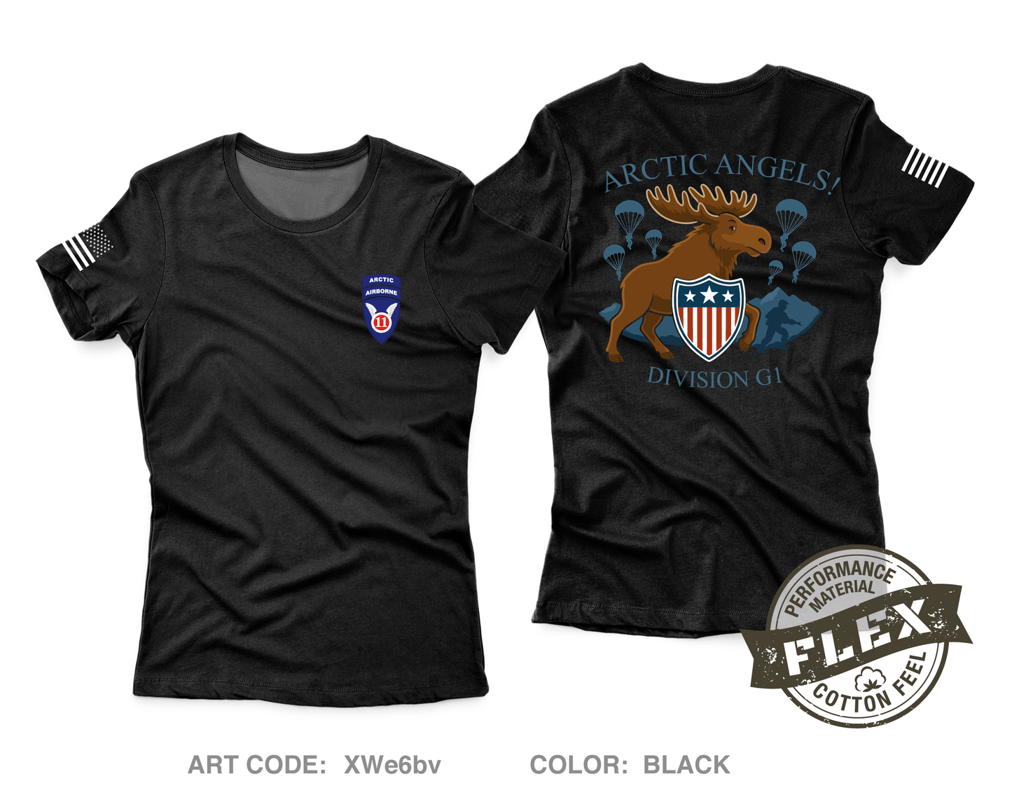 11TH ABD G1 Core Women's SS Flex Performance Tee - XWe6bv