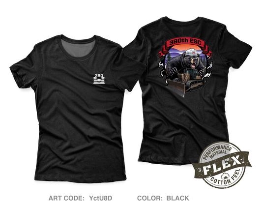 380TH ESC Core Women's SS Flex Performance Tee - YctU8D
