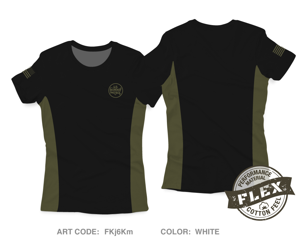 USBP Fundraising Collection Core Women's SS Flex Performance Tee - FKj6Km