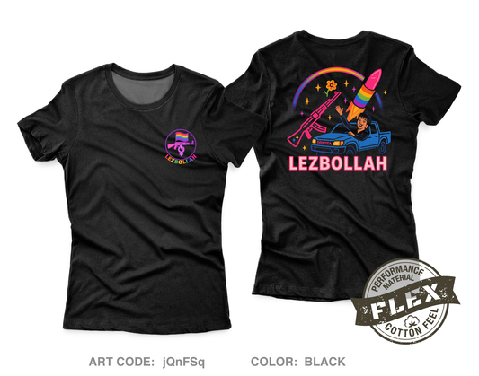 Lezbollah Fundraising Collection Core Women's SS Flex Performance Tee - jQnFSq