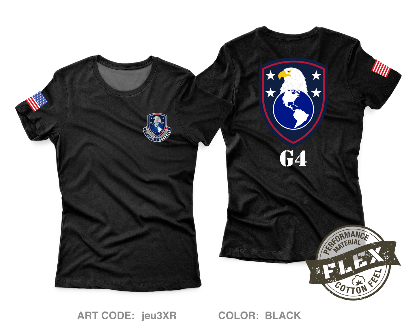 USAWHC G4 Core Women's SS Flex Performance Tee - jeu3XR