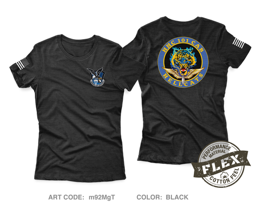 HHC BDE "Hellcats", 101st CAB Women's SS Flex Performance Tee - m92MgT