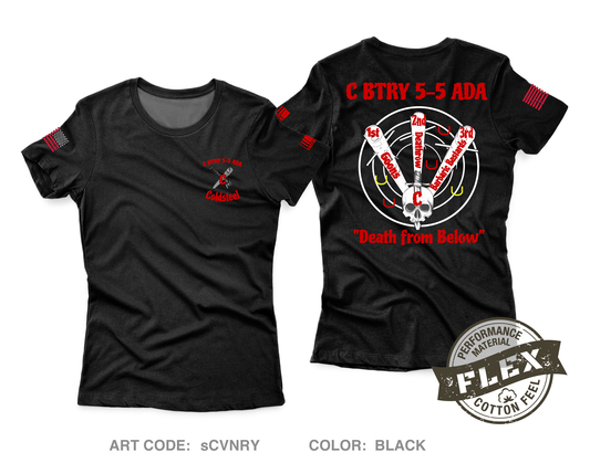 Charlie Battery 5-5 ADA Core Women's SS Flex Performance Tee - sCVNRY