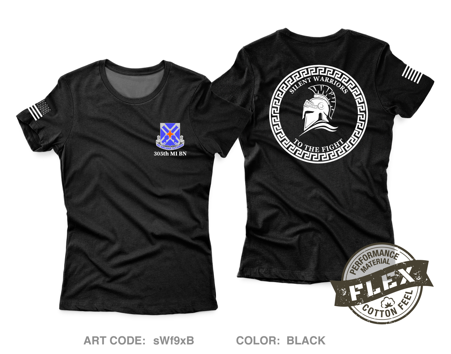 305th MI BN Core Women's SS Flex Performance Tee - sWf9xB