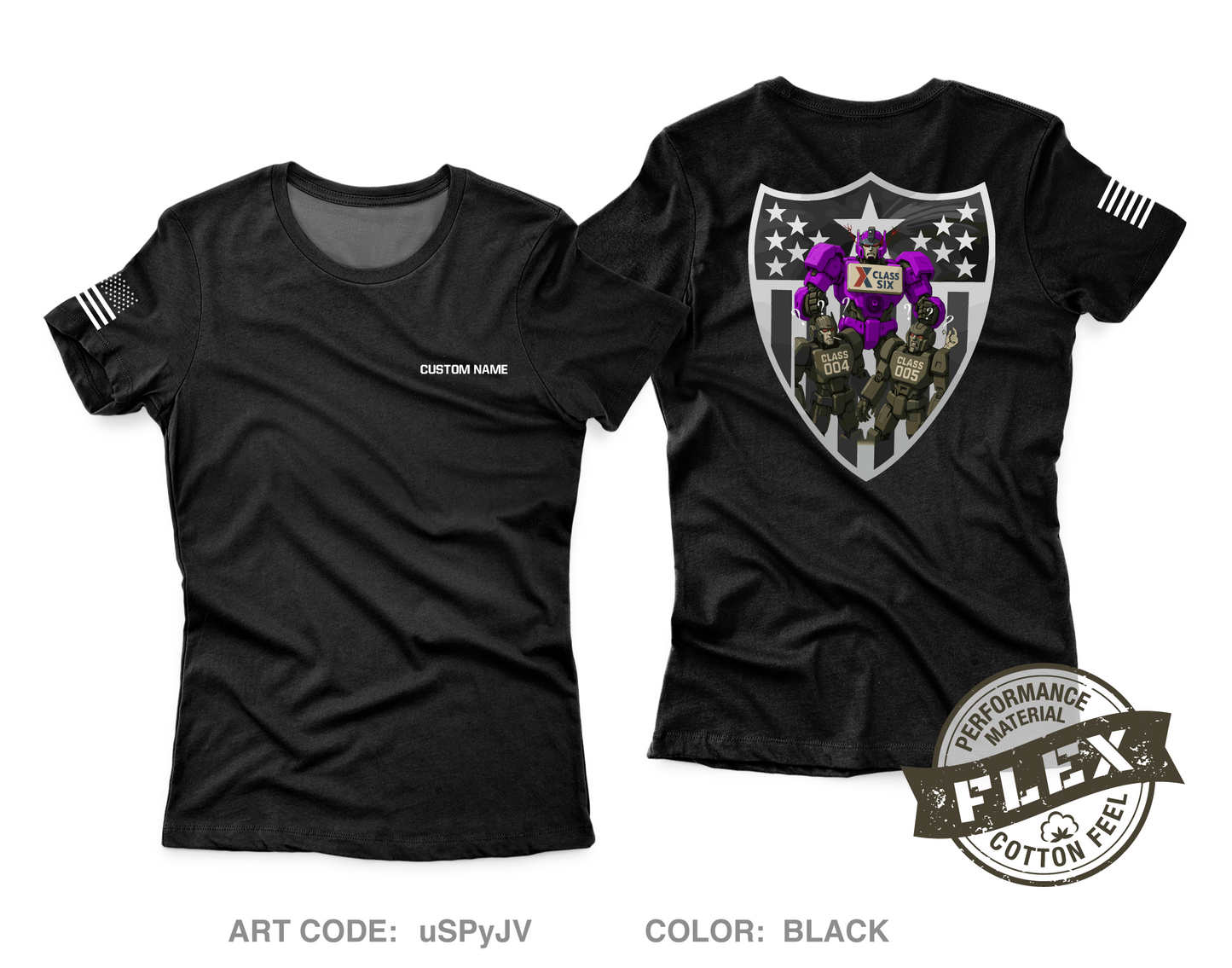CUSTOM Class Six Core Women's SS Flex Performance Tee - uSPyJV