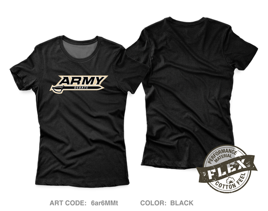 West Point Debate Team Core Women's SS Flex Performance Tee - 6ar6MMt