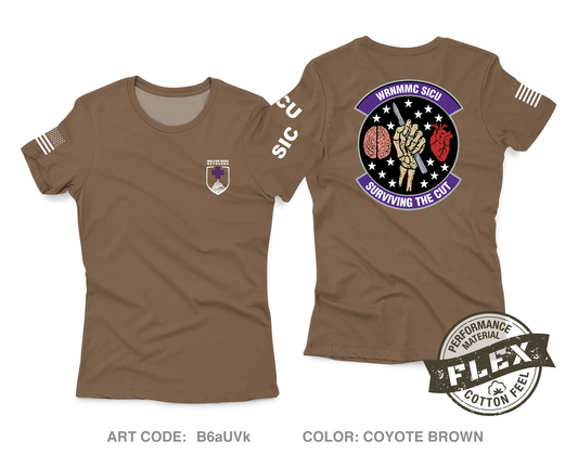 WRNMMC Surgical ICU Core Women's SS Flex Performance Tee - B6aUVk