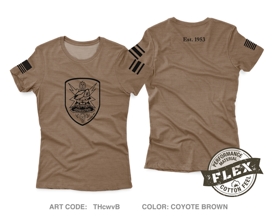 JUSMAGTHAI Women's SS Flex Performance Tee - THcwvB