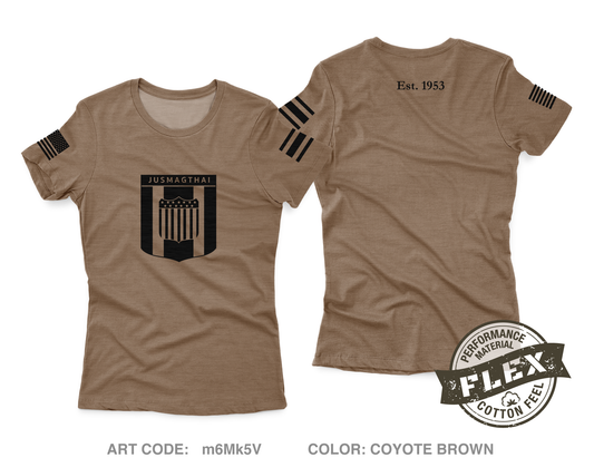 JUSMAGTHAI Women's SS Flex Performance Tee - m6Mk5V