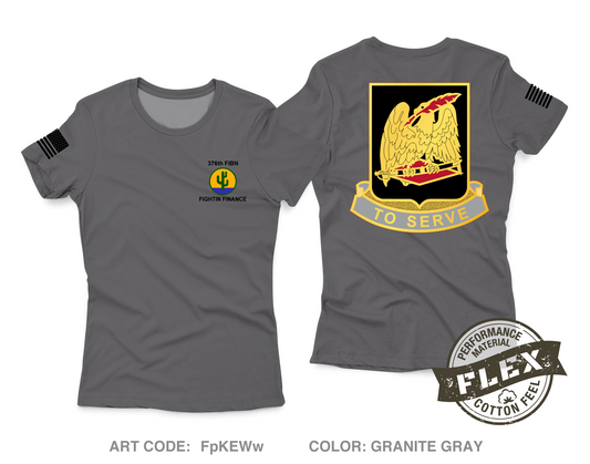 376th Finance Battalion Core Women's SS Flex Performance Tee - FpKEWw