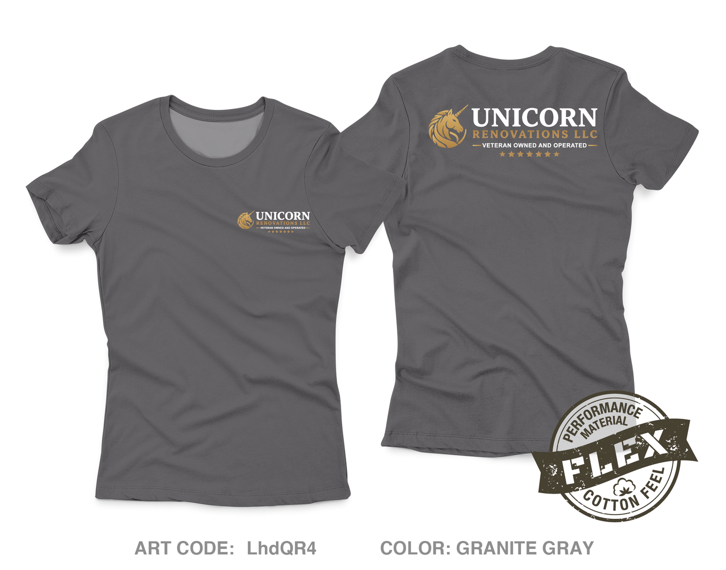 Unicorn Renovations LLC Core Women's SS Flex Performance Tee - LhdQR4