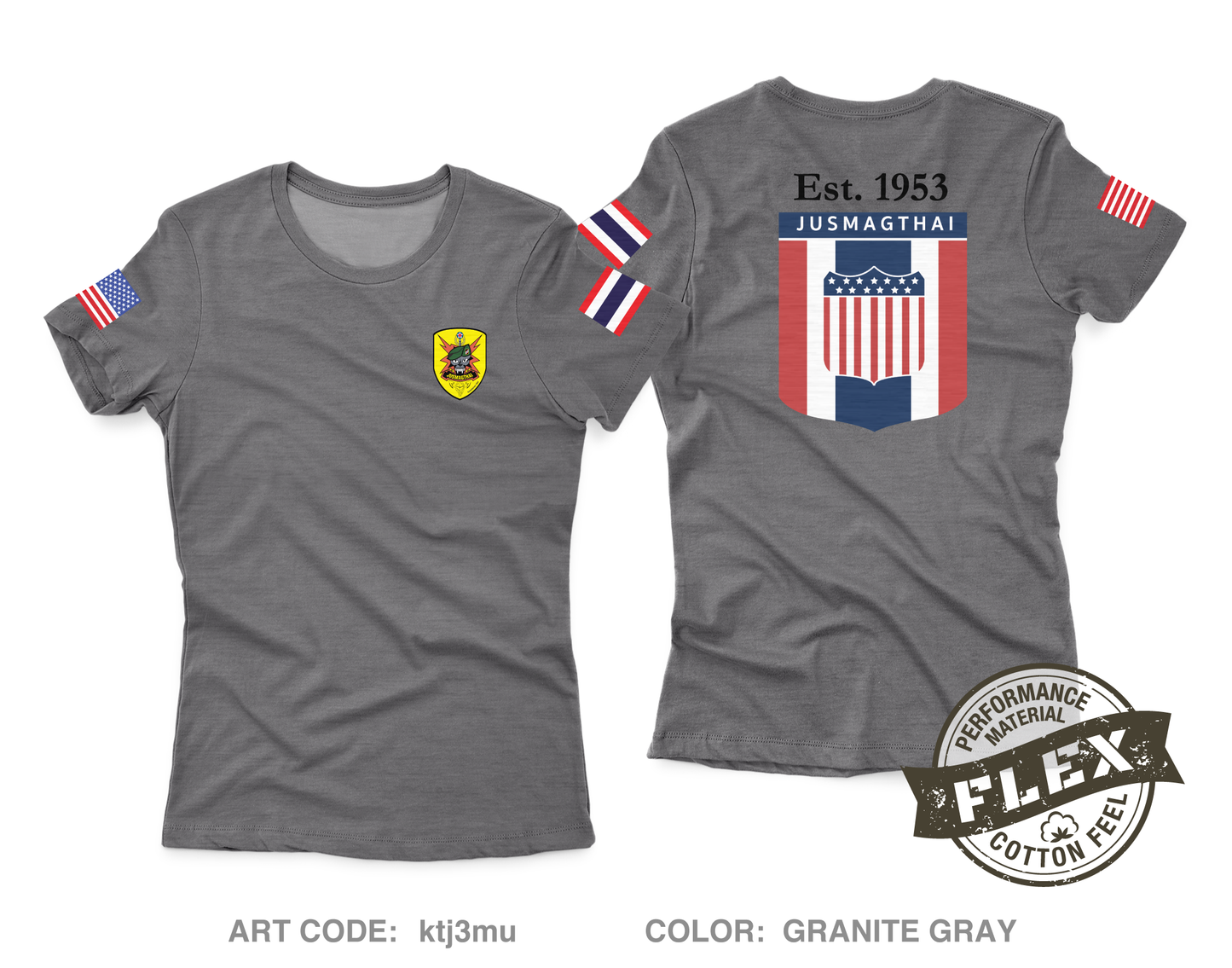 JUSMAGTHAI Women's SS Flex Performance Tee - ktj3mu