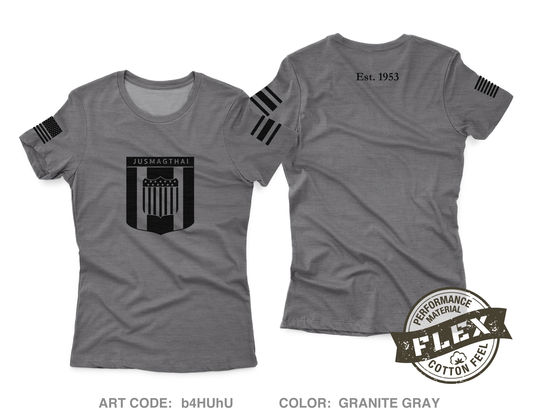 JUSMAGTHAI Women's SS Flex Performance Tee - b4HUhU