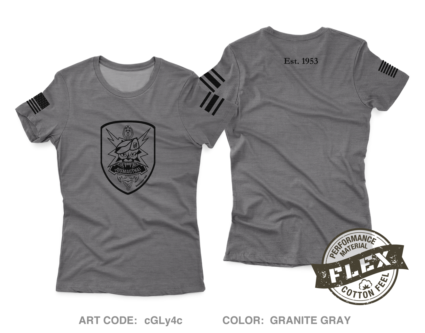 JUSMAGTHAI Women's SS Flex Performance Tee - cGLy4c
