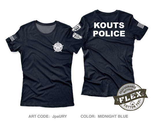 Kouts Police Core Women's SS Flex Performance Tee - JpaURY