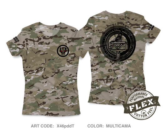 Hammer Troop, 3/2CR Core Women's SS Flex Performance Tee - X46pdd