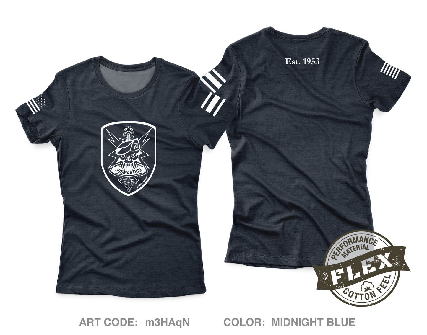 JUSMAGTHAI Women's SS Flex Performance Tee - m3HAqN