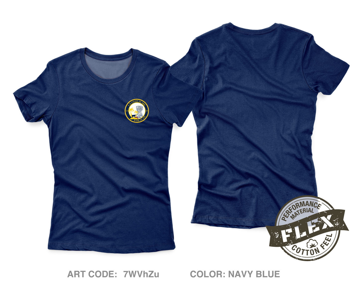 USCG Base Guam Core Women's SS Flex Performance Tee - 7WVhZu