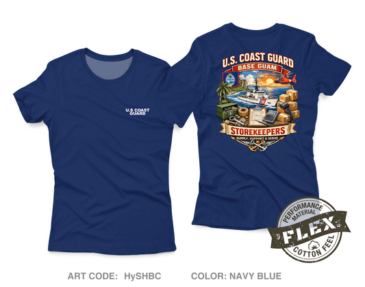 Base Guam/Storekeepers Core Women's SS Flex Performance Tee - HySHBC