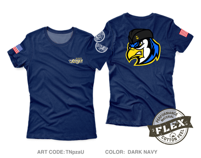 Seaford High School NJROTC Core Women's SS Flex Performance Tee - TNpzaU