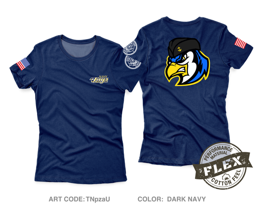 Seaford High School NJROTC Core Women's SS Flex Performance Tee - TNpzaU