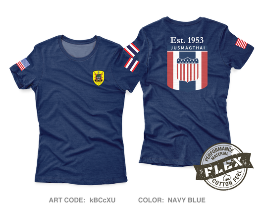 JUSMAGTHAI Women's SS Flex Performance Tee - kBCcXU
