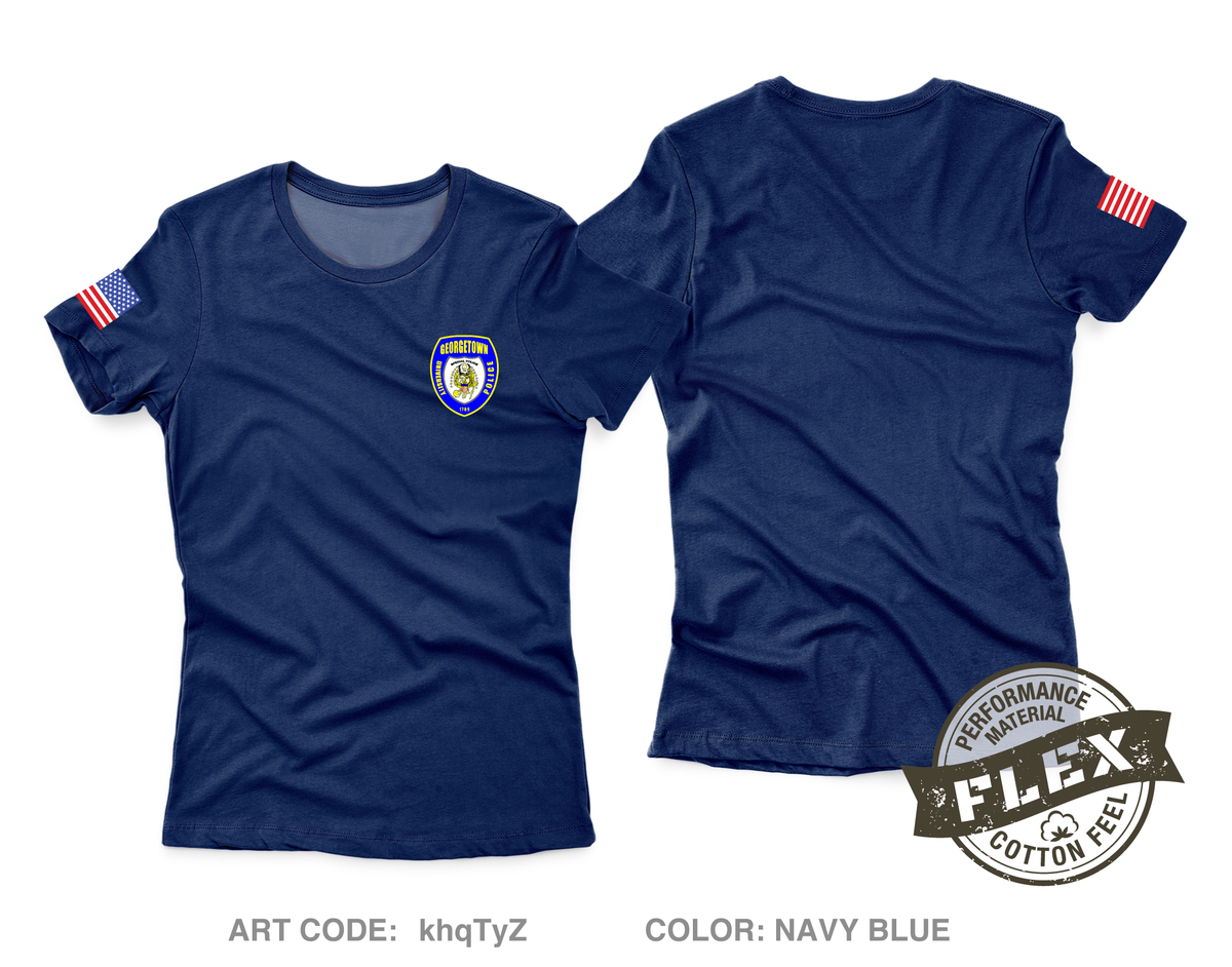 Georgetown University Police Department Core Women's SS Flex Performance Tee - khqTyZ