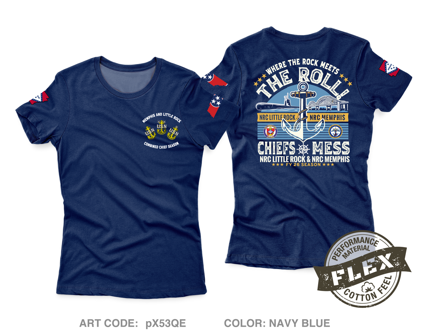 NRC Memphis CPOA Core Women's SS Flex Performance Tee - pX53QE