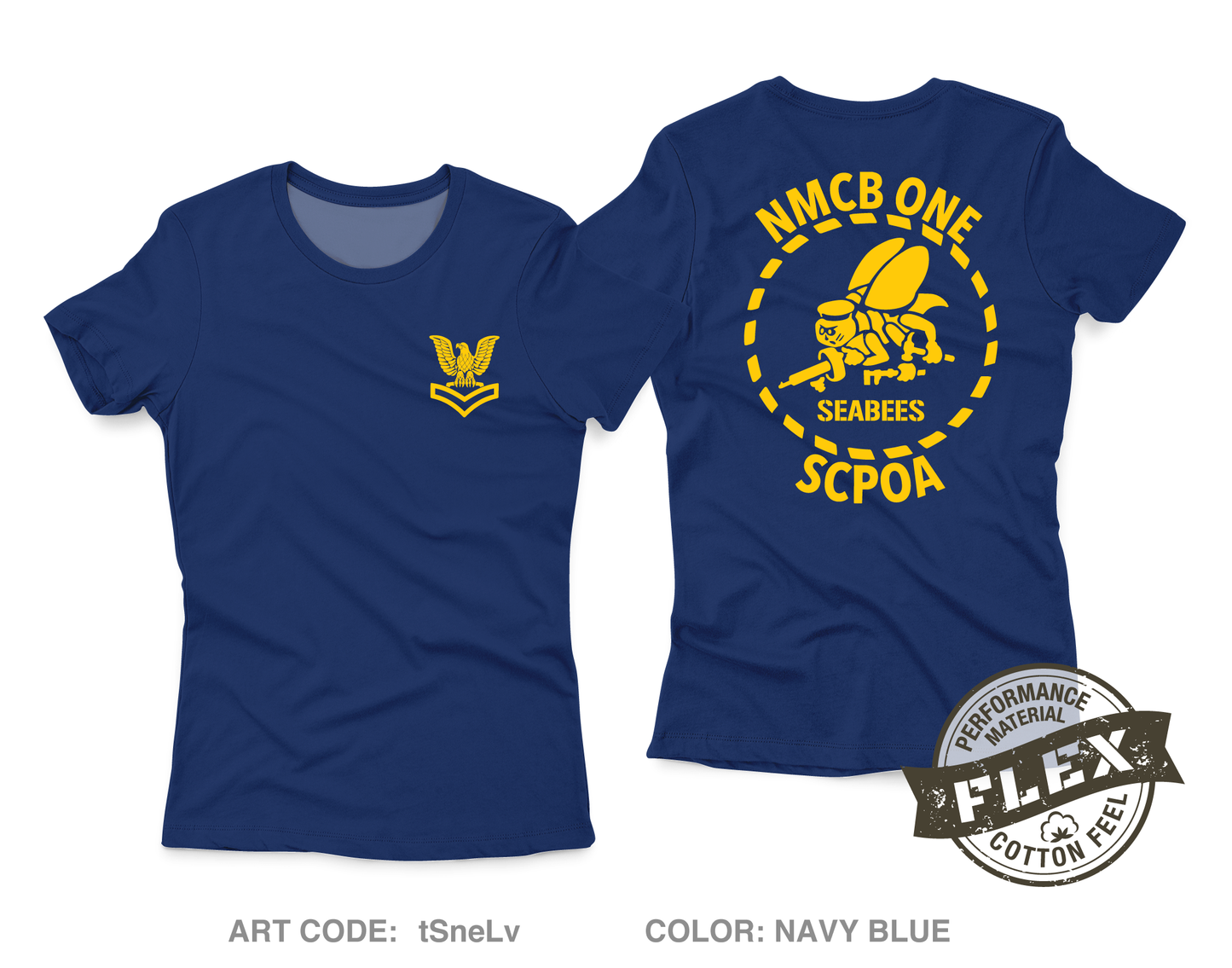 NMBC 1 SCPOA Core Women's SS Flex Performance Tee - tSneLv