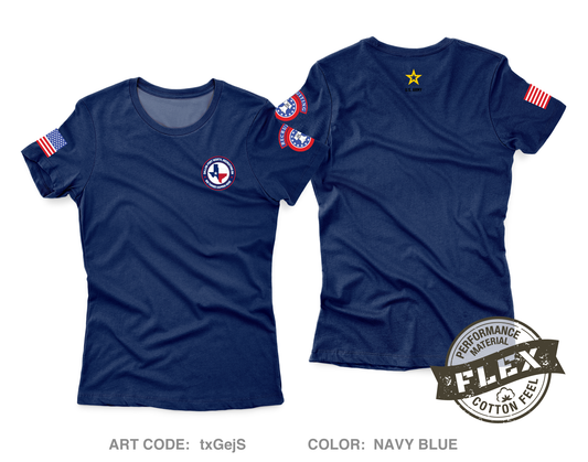 Dallas Fort Worth Recruiting Battalion Women's SS Flex Performance Tee - txGejS