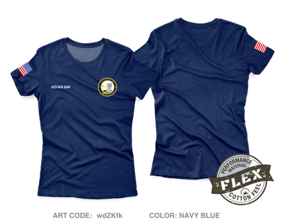 USCG Base Guam Core Women's SS Flex Performance Tee - wdZKfk
