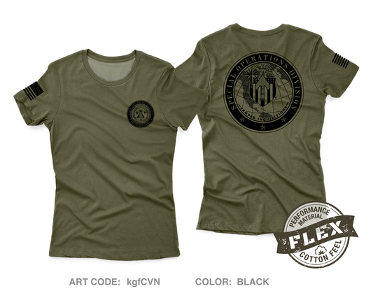 SOD Core Women's SS Flex Performance Tee - kgfCVN