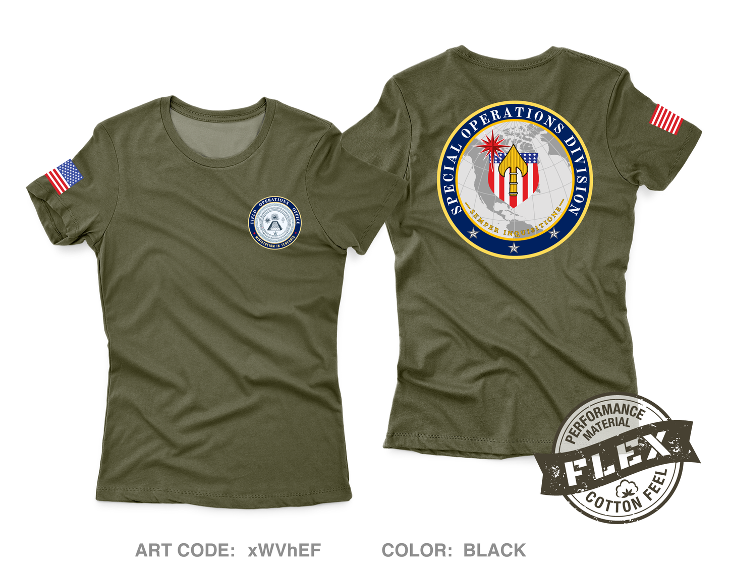 SOD Core Women's SS Flex Performance Tee - xWVhEF