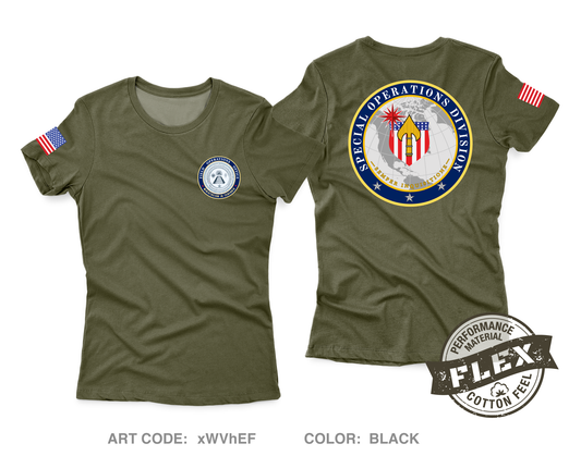 SOD Core Women's SS Flex Performance Tee - xWVhEF