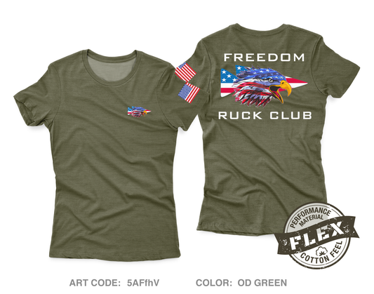 Freedom Ruck Club Women's SS Flex Performance Tee - 5AFfhV